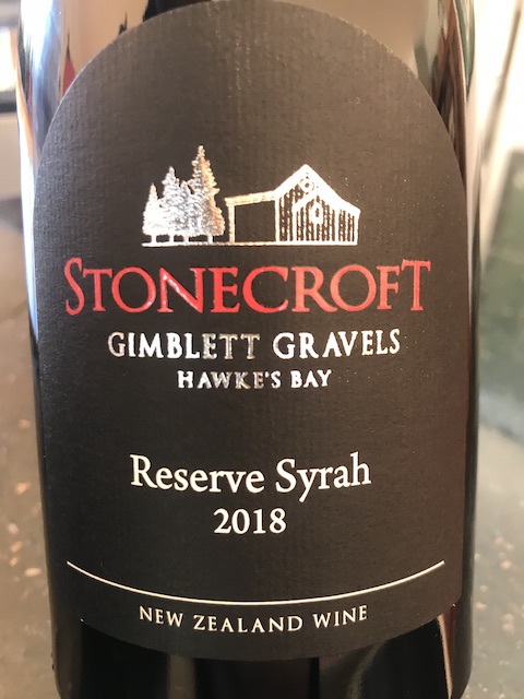 Stonecroft Reserve Gimblett Gravels Syrah Yvonne Lorkin Wine