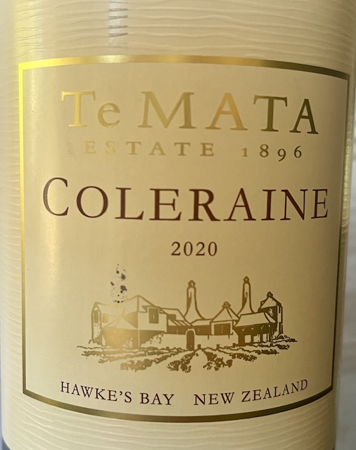 The Greatest Te Mata Estate Coleraine Vintage Ever Yvonne Lorkin