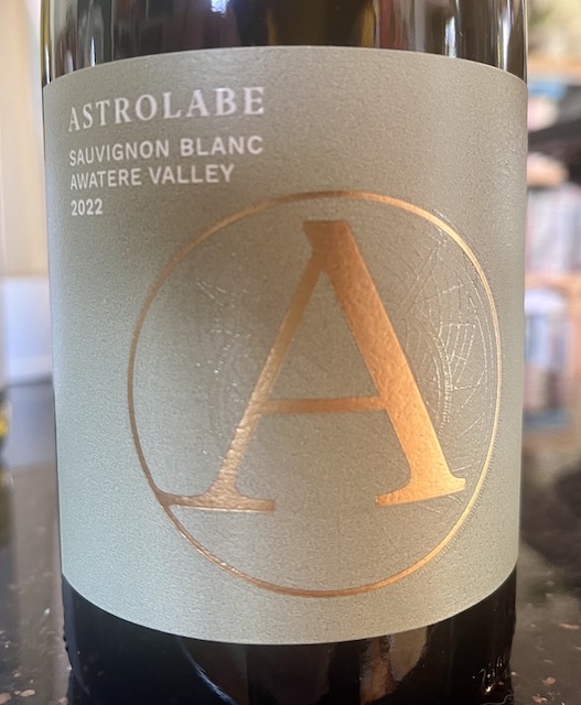 Astrolabe Awatere Valley Marlborough Sauvignon Blanc 2022 Yvonne