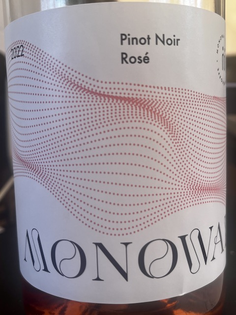 Monowai Hawkes Bay Pinot Noir Rosé 2022 Yvonne Lorkin Wine Food