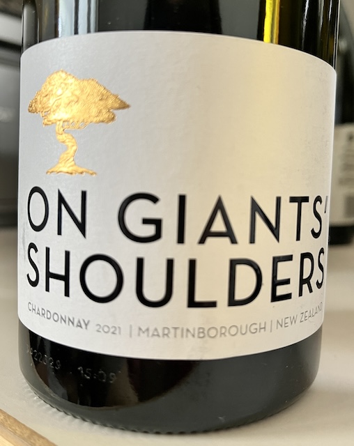 On Giants Shoulders Martinborough Chardonnay 2021 Yvonne Lorkin