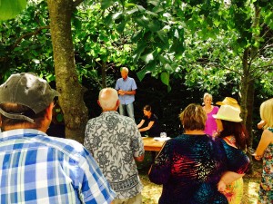 Tim Coney entertaining the crowds