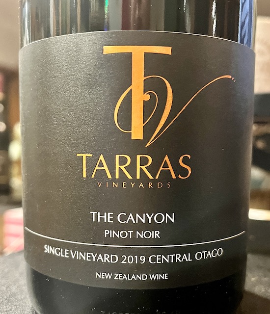 Tarras The Canyon Single Vineyard Central Otago Pinot Noir 2019